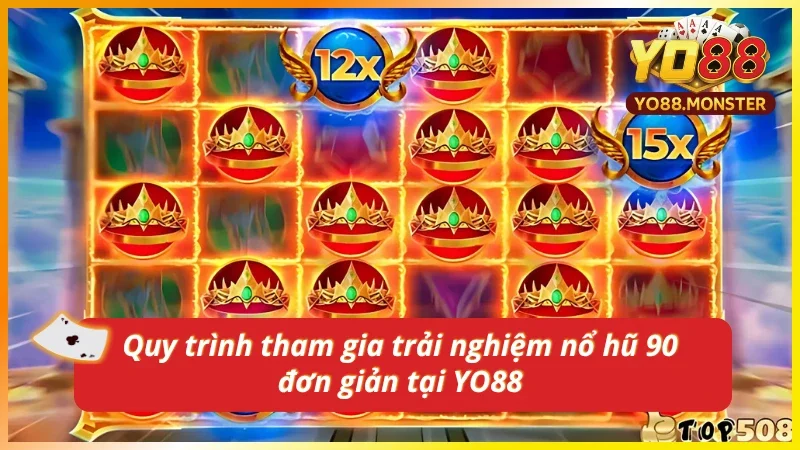 Các bước trải nghiệm trò slot tại YO88