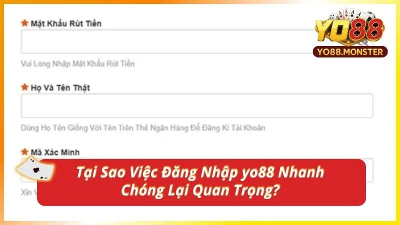 Tại Sao Việc Đăng Nhập yo88 Nhanh Chóng Lại Quan Trọng?